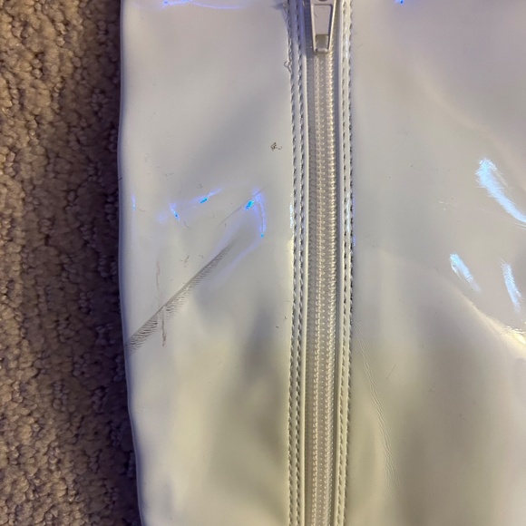 Pleaser Funtasma 70S Disco Block Heel Knee High Gogo Boots RETRO300 White Size 6 - Picture 5 of 5